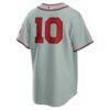 J.T. Realmuto Philadelphia Phillies Nike 2026 Field of Dreams Stadium Jersey - Gray - Detail View