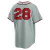 Alec Bohm Philadelphia Phillies Nike 2026 Field of Dreams Stadium Jersey - Gray - Detail View