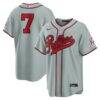 Trea Turner Philadelphia Phillies Nike 2026 Field of Dreams Stadium Jersey - Gray - Front View