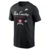 Cincinnati Reds Nike Cooperstown Graphic T-Shirt - Black - Detail View