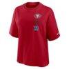 San Francisco 49ers Nike Women's Primetime Premium Essential Loose Fit Boxy T-Shirt - - Alt2