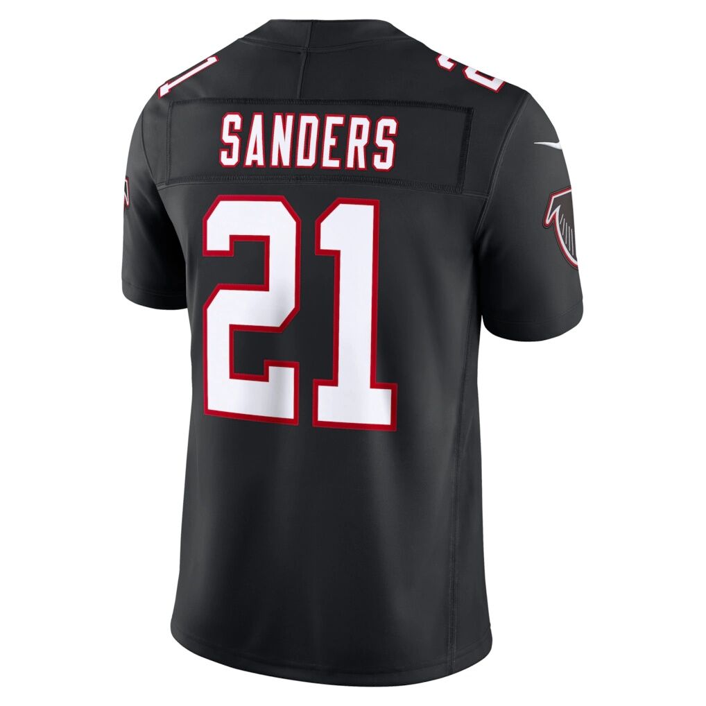 Deion Sanders Atlanta Falcons Nike Alternate Throwback Vapor F.U.S.E. Stitched Retired Limited Jersey
