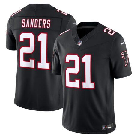 Deion Sanders Atlanta Falcons Nike Alternate Throwback Vapor F.U.S.E. Stitched Retired Limited Jersey