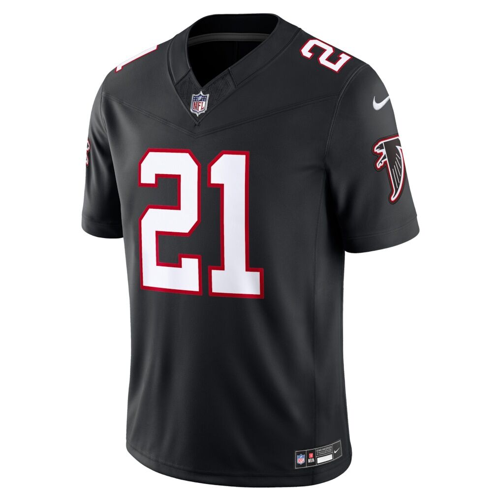 Deion Sanders Atlanta Falcons Nike Alternate Throwback Vapor F.U.S.E. Stitched Retired Limited Jersey