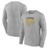 Pittsburgh Pirates Fashion7 Iconic Long Sleeve T-Shirt - Heather Gray - - Front View