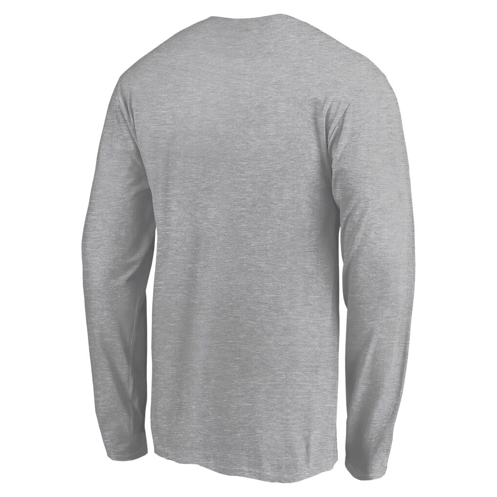 Milwaukee Brewers Fashion7 Iconic Long Sleeve T-Shirt - Heather Gray