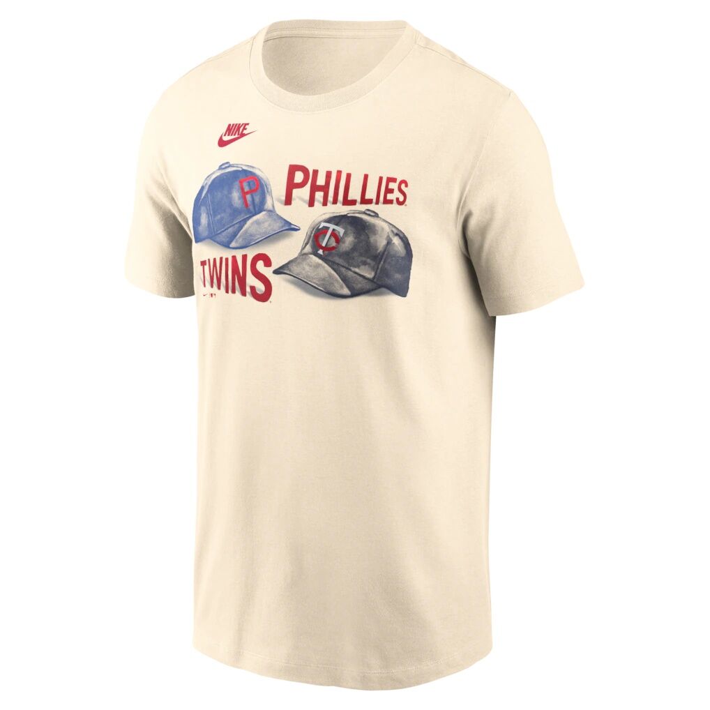 Philadelphia Phillies vs. Minnesota Twins Nike 2026 Field of Dreams Matchup T-Shirt