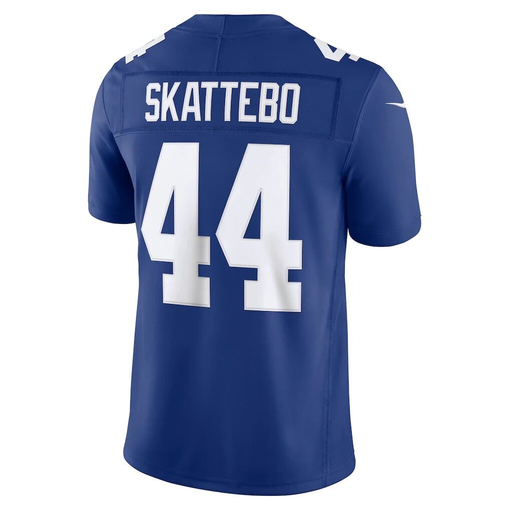 Cam Skattebo New York Giants Nike Team Vapor F.U.S.E. Stitched Limited Jersey - Royal