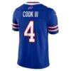 James Cook III Buffalo Bills Nike Team Vapor F.U.S.E. Stitched Limited Jersey - - Detail View
