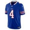 James Cook III Buffalo Bills Nike Team Vapor F.U.S.E. Stitched Limited Jersey - - Side View