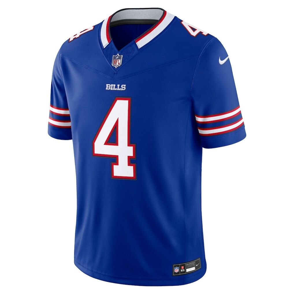 James Cook III Buffalo Bills Nike Team Vapor F.U.S.E. Stitched Limited Jersey - Royal