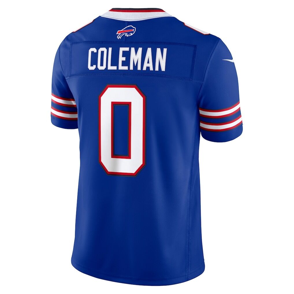 Keon Coleman Buffalo Bills Nike Team Vapor F.U.S.E. Stitched Limited Jersey - Royal