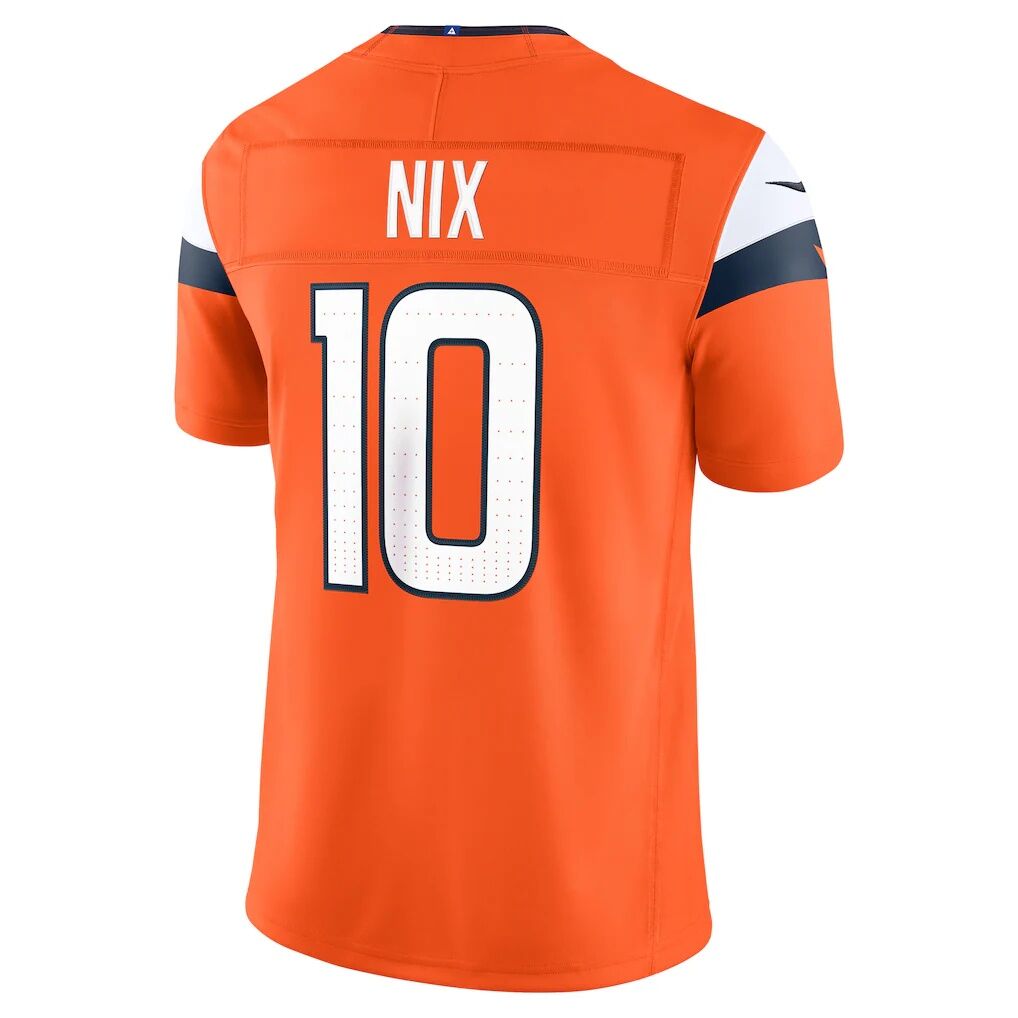 Bo Nix Denver Broncos Nike Team Vapor F.U.S.E. Stitched Limited Jersey