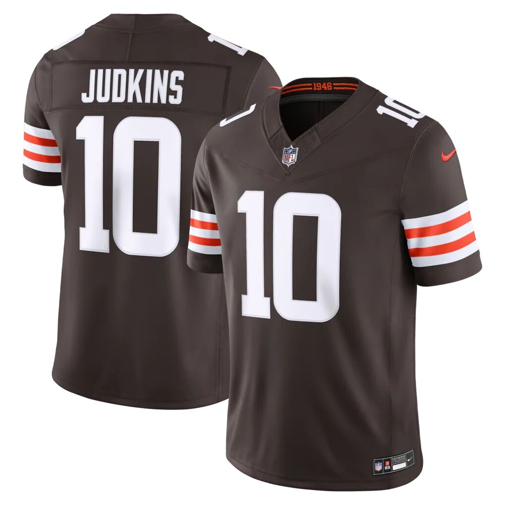 Quinshon Judkins Cleveland Browns Nike Team Vapor F.U.S.E. Stitched Limited Jersey