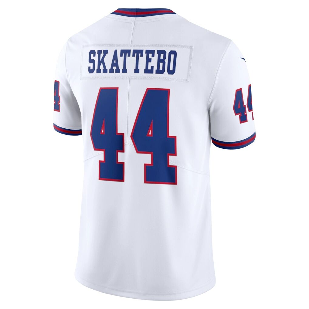 Cam Skattebo New York Giants Nike Vintage White Vapor Untouchable Stitched Limited Jersey