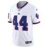 Cam Skattebo New York Giants Nike Vintage White Vapor Untouchable Stitched Limited Jersey - White - Side View