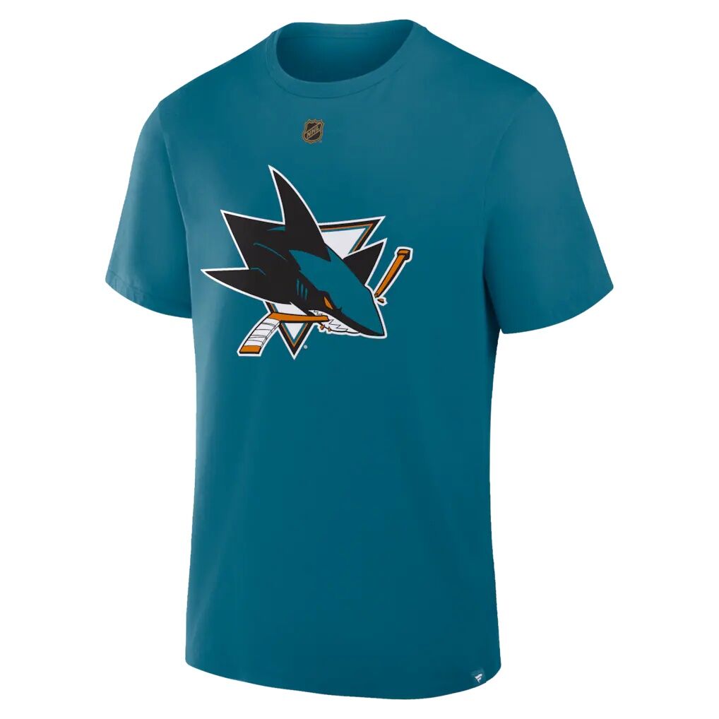 Michael Misa San Jose Sharks Fashion7 Authentic Stack Name & Number T-Shirt