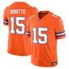 Nik Bonitto Denver Broncos Nike Alternate Mile High Collection 1977 Throwback Vapor F.U.S.E. Stitched Limited Jersey - Orange - Front View