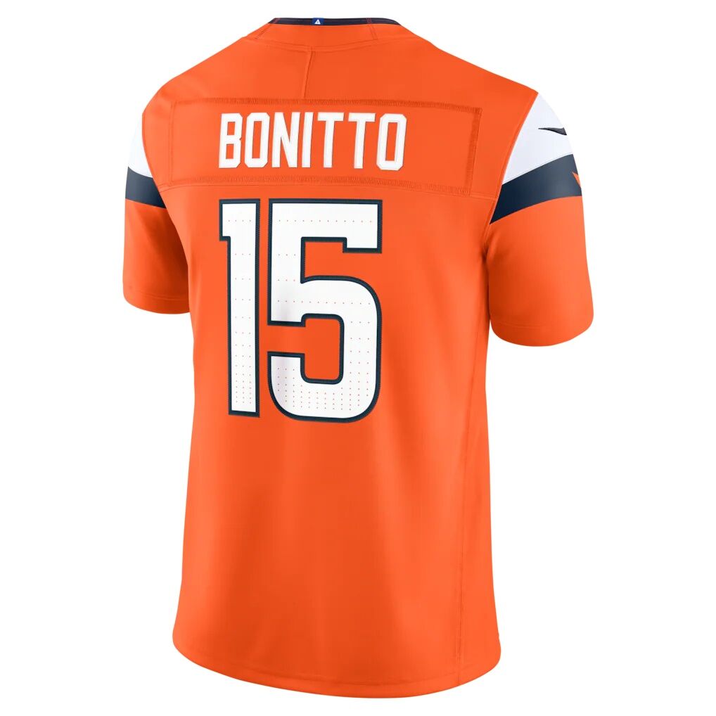 Nik Bonitto Denver Broncos Nike Team Vapor F.U.S.E. Stitched Limited Jersey