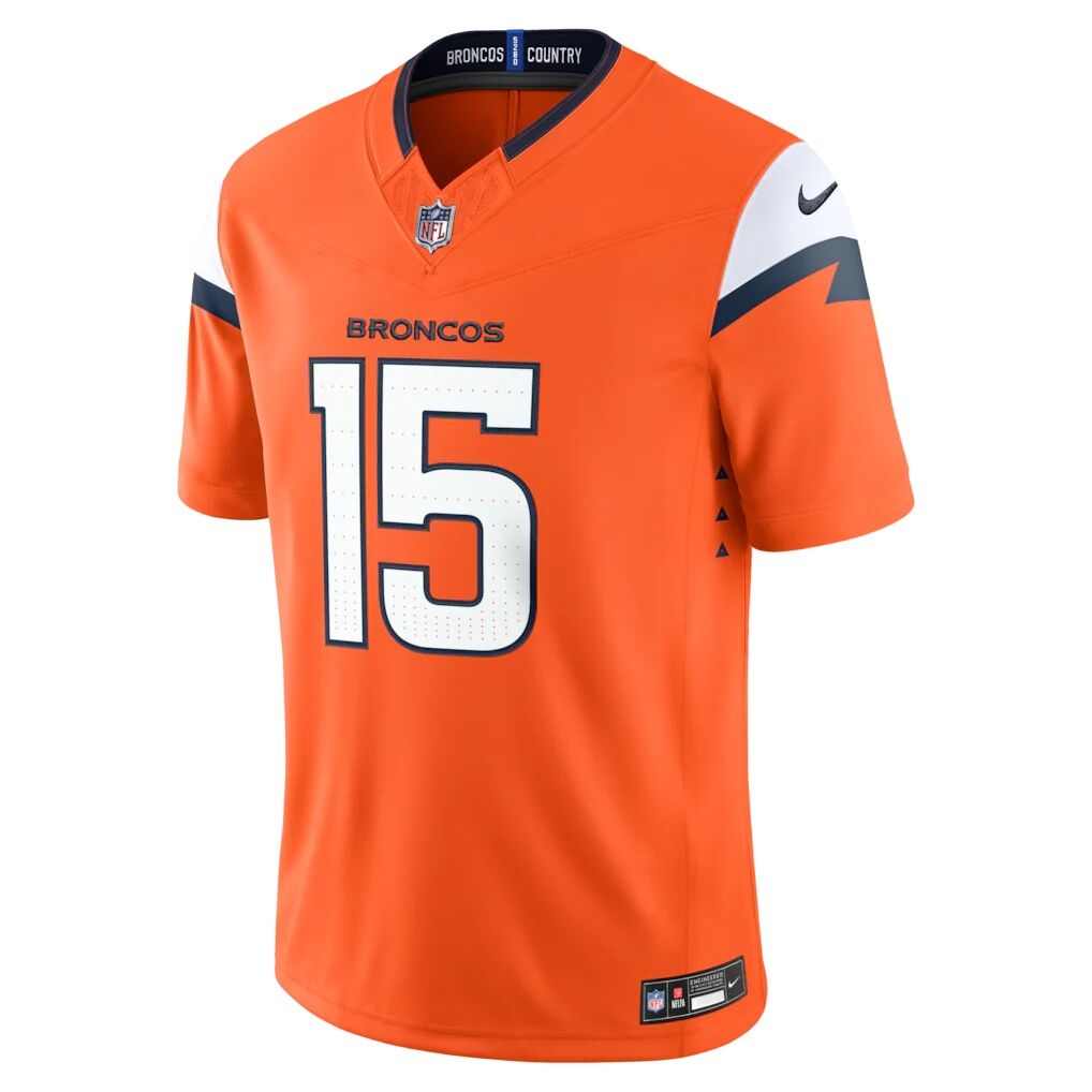 Nik Bonitto Denver Broncos Nike Team Vapor F.U.S.E. Stitched Limited Jersey
