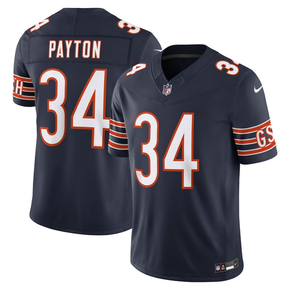 Walter Payton Chicago Bears Nike Vapor F.U.S.E. Stitched Retired Limited Jersey