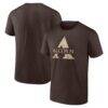Alcorn State Braves Fashion7 Express T-Shirt - Brown - Front View