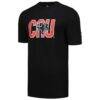 Clark Atlanta University Panthers FISLL Applique T-Shirt - Black - Side View