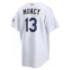 Max Muncy Los Angeles Dodgers Nike 2026 Gold Collection Stadium Jersey - White - Detail View