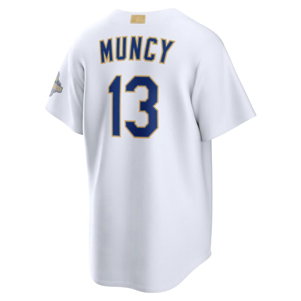 Max Muncy Los Angeles Dodgers Nike 2026 Gold Collection Stadium Jersey