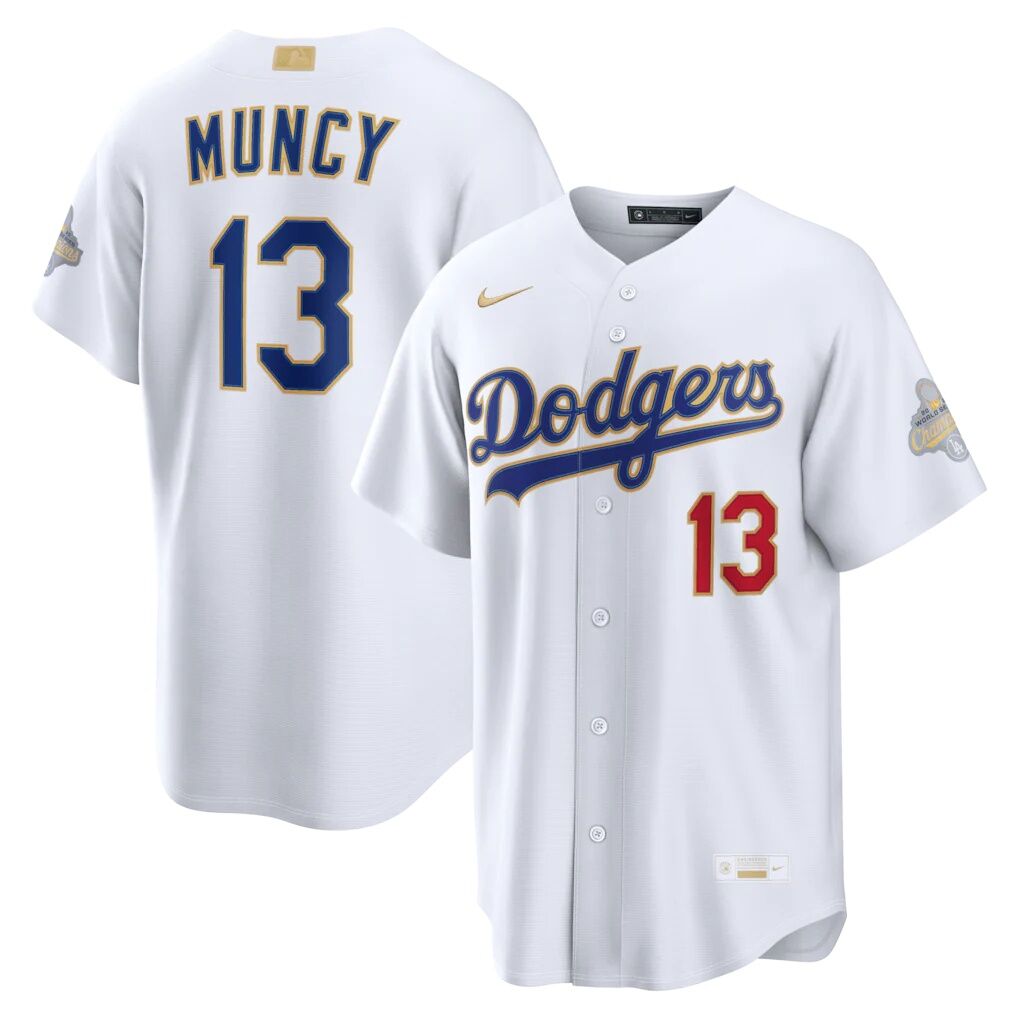 Max Muncy Los Angeles Dodgers Nike 2026 Gold Collection Stadium Jersey