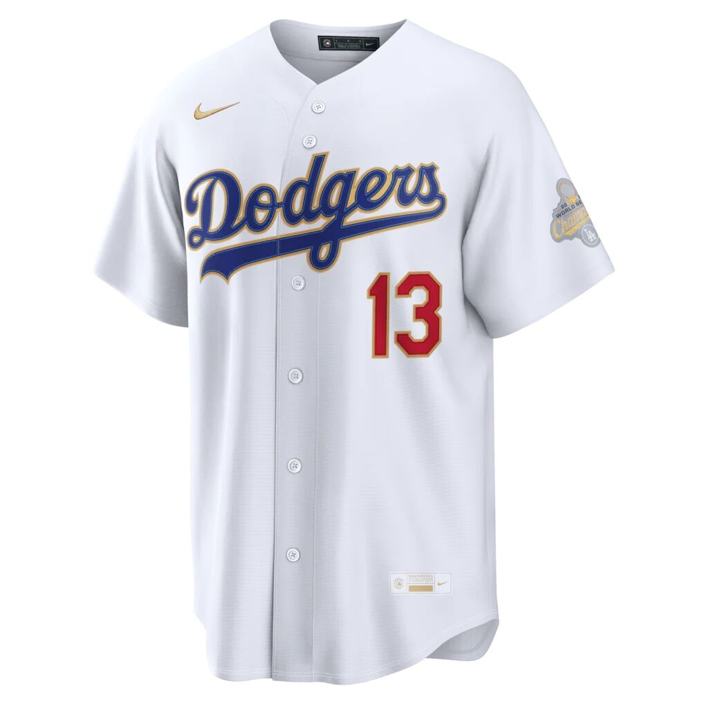 Max Muncy Los Angeles Dodgers Nike 2026 Gold Collection Stadium Jersey