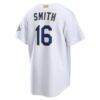 Will Smith Los Angeles Dodgers Nike 2026 Gold Collection Stadium Jersey - White - Detail View