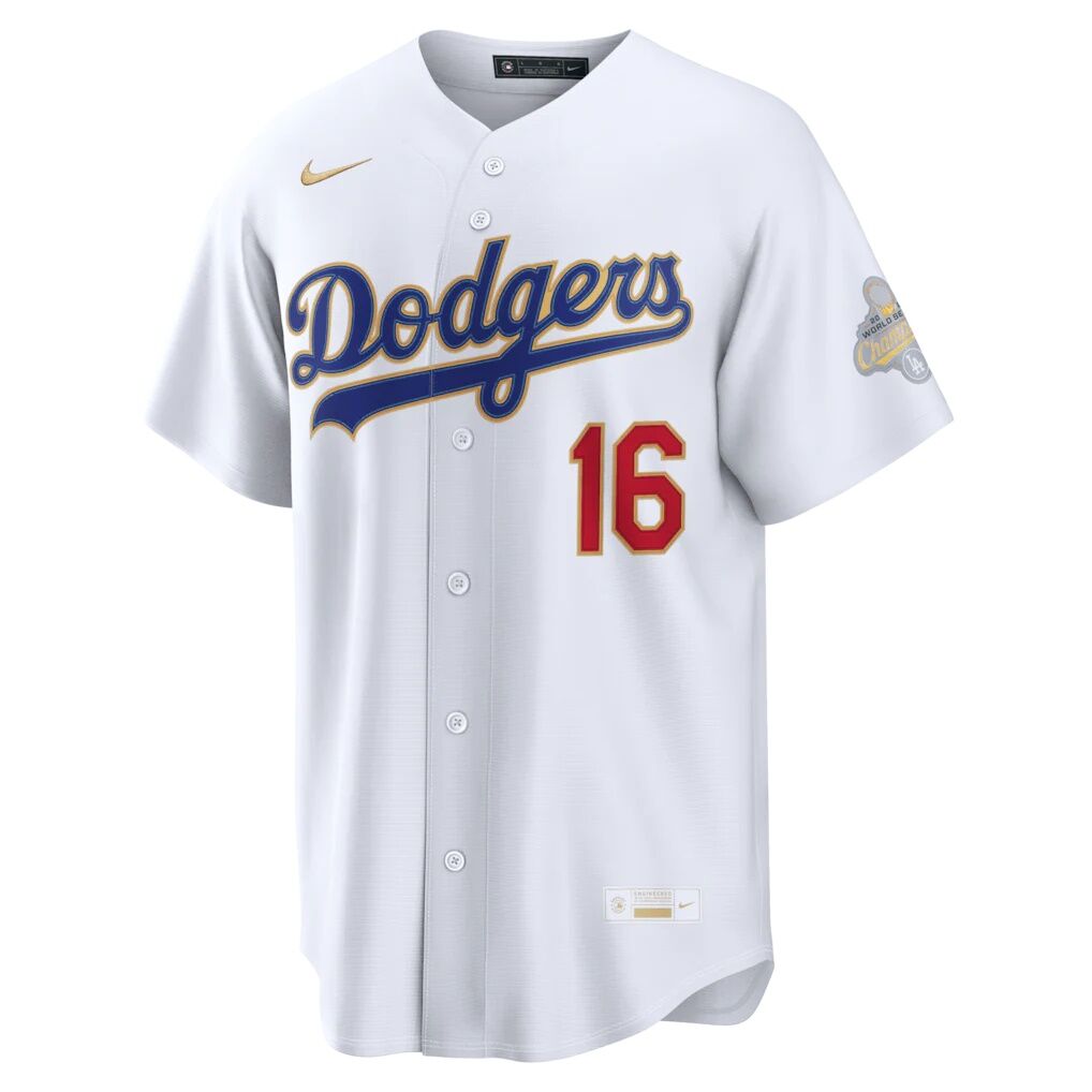 Will Smith Los Angeles Dodgers Nike 2026 Gold Collection Stadium Jersey