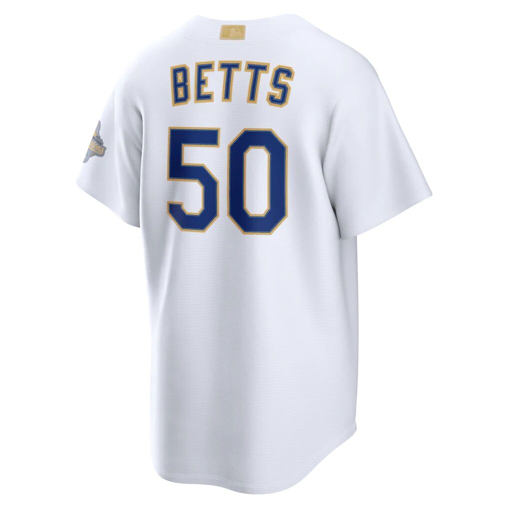 Mookie Betts Los Angeles Dodgers Nike 2026 Gold Collection Stadium Jersey