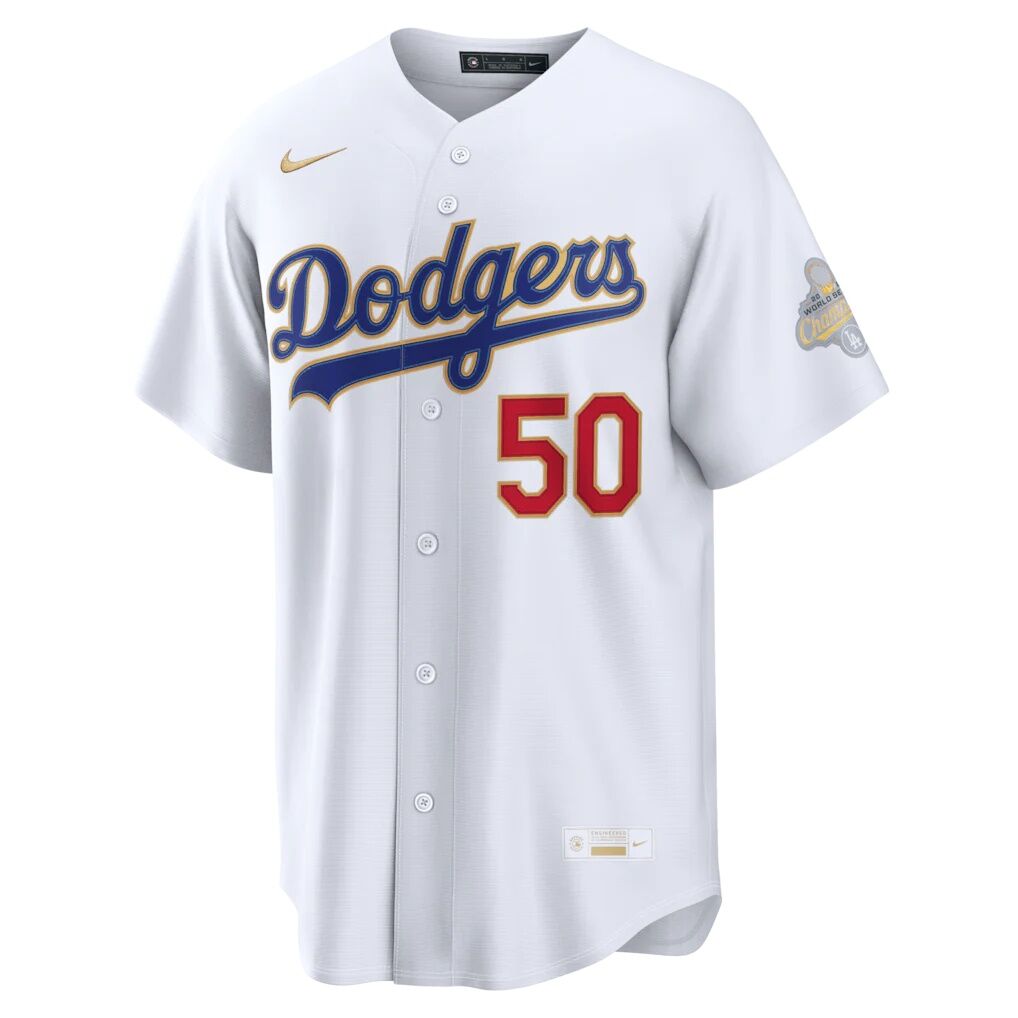 Mookie Betts Los Angeles Dodgers Nike 2026 Gold Collection Stadium Jersey