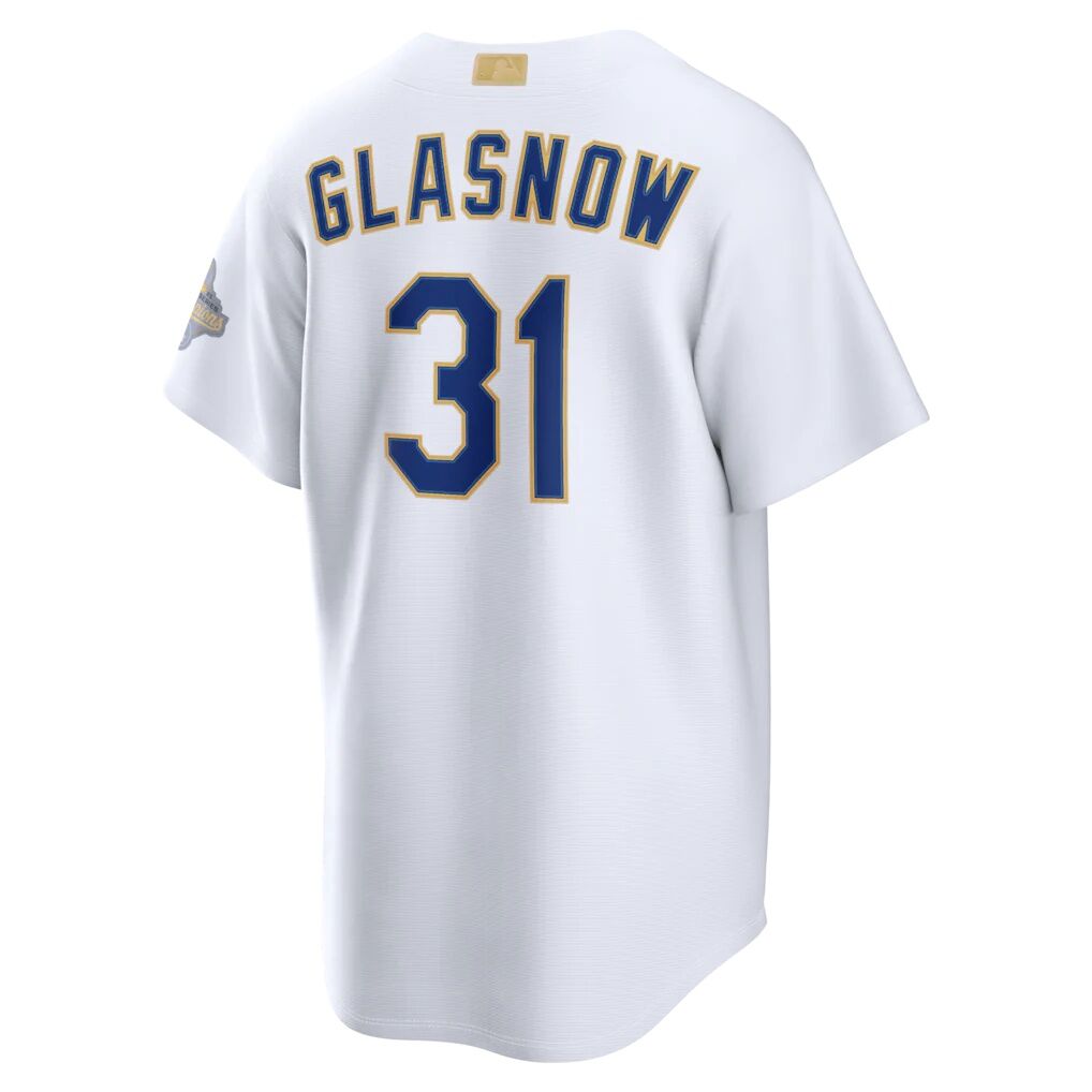 Tyler Glasnow Los Angeles Dodgers Nike 2026 Gold Collection Stadium Jersey