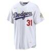 Tyler Glasnow Los Angeles Dodgers Nike 2026 Gold Collection Stadium Jersey - White - Side View
