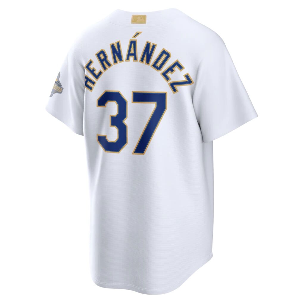 Teoscar Hernández Los Angeles Dodgers Nike 2026 Gold Collection Stadium Jersey