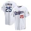 Tommy Edman Los Angeles Dodgers Nike 2026 Gold Collection Stadium Jersey - White - Front View