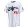Tommy Edman Los Angeles Dodgers Nike 2026 Gold Collection Stadium Jersey - White - Side View