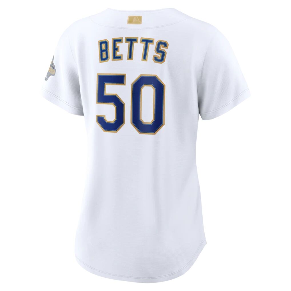 Mookie Betts Los Angeles Dodgers Nike Women's 2026 Gold Collection Stadium Jersey