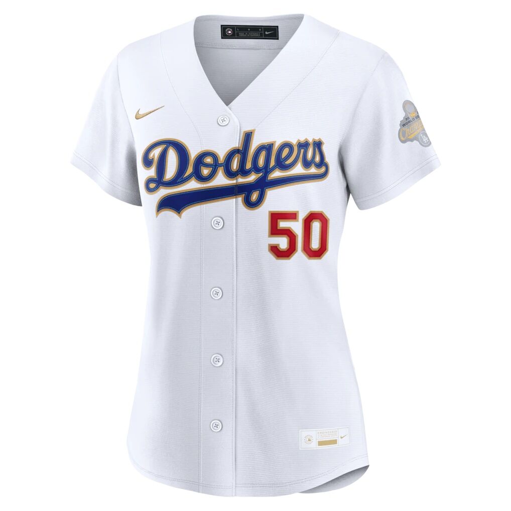 Mookie Betts Los Angeles Dodgers Nike Women's 2026 Gold Collection Stadium Jersey