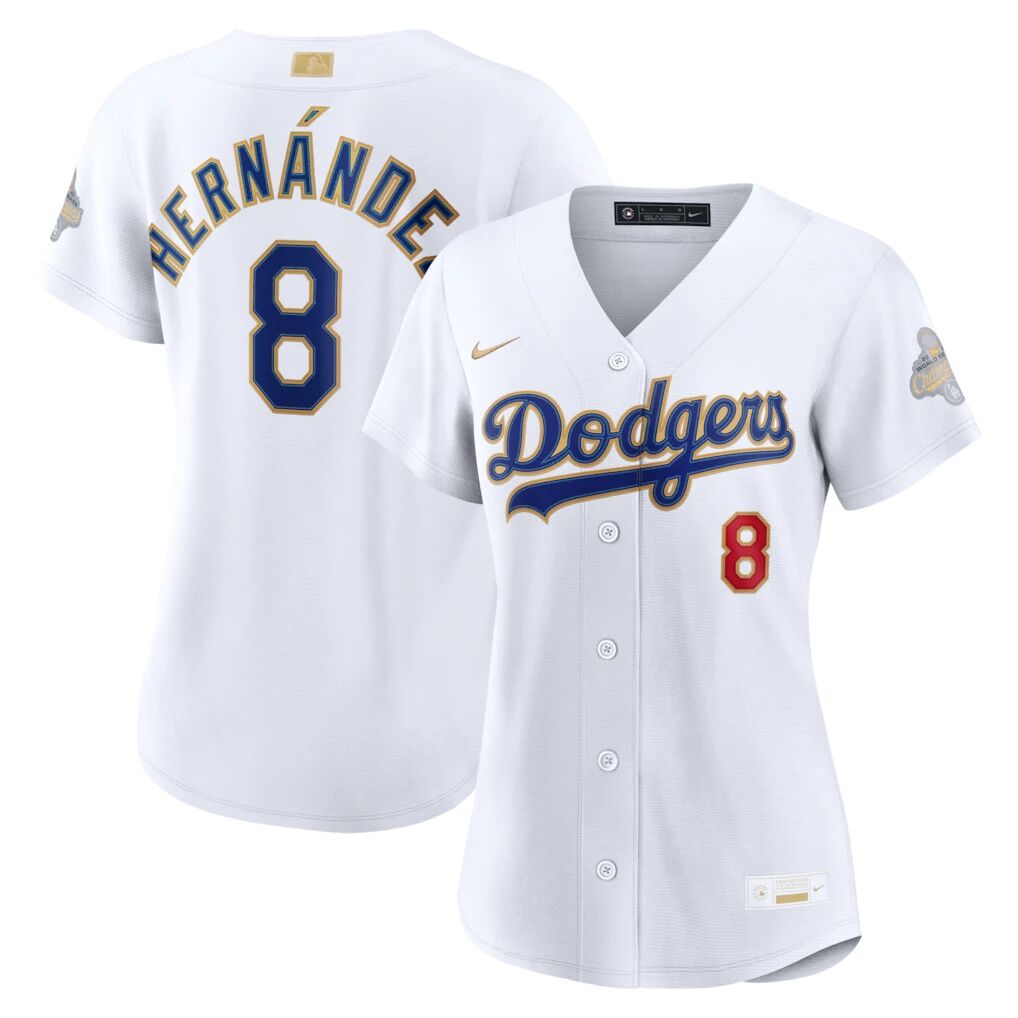Enrique Hernández Los Angeles Dodgers Nike Women’s 2026 Gold Collection Stadium Jersey