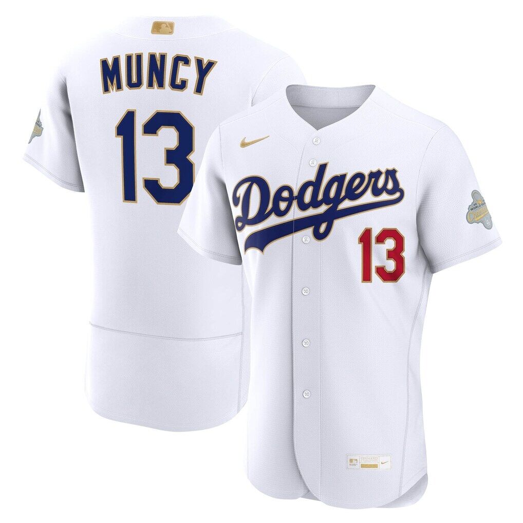 Max Muncy Los Angeles Dodgers Nike 2026 Gold Collection Authentic Jersey