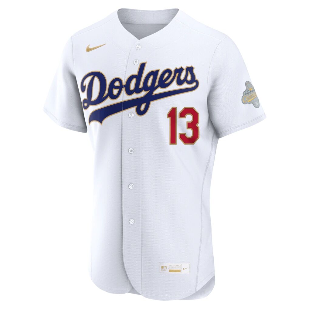 Max Muncy Los Angeles Dodgers Nike 2026 Gold Collection Authentic Jersey