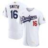 Will Smith Los Angeles Dodgers Nike 2026 Gold Collection Authentic Jersey - White - Front View