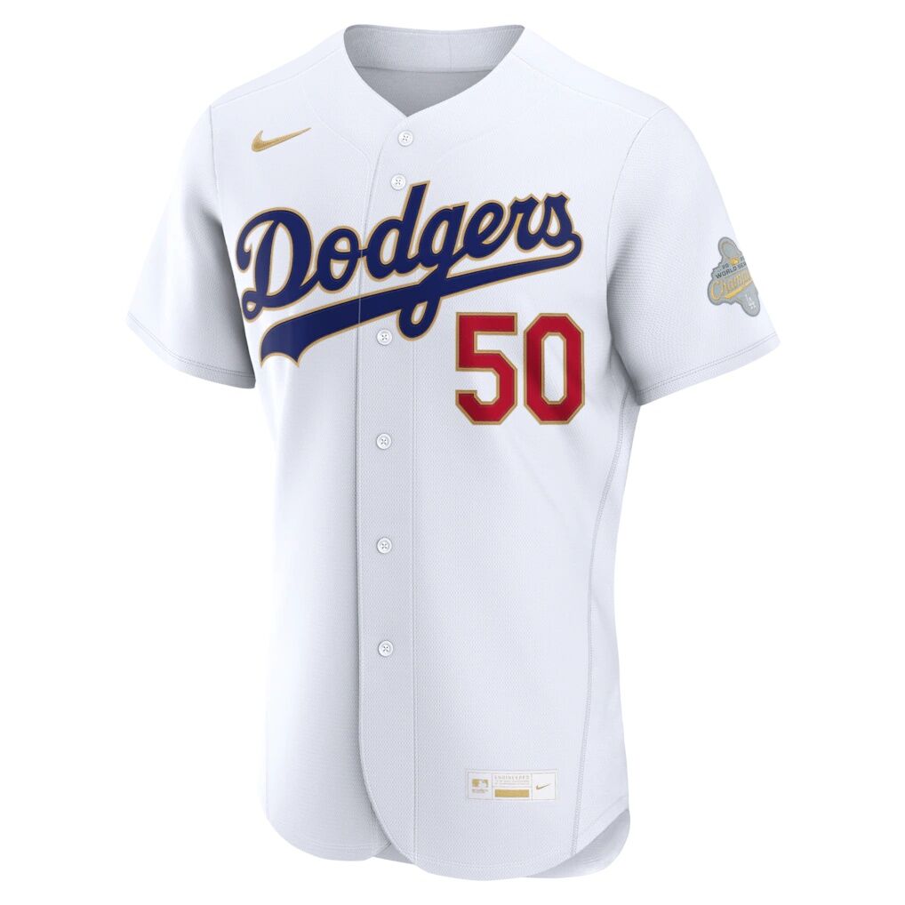 Mookie Betts Los Angeles Dodgers Nike 2026 Gold Collection Authentic Jersey