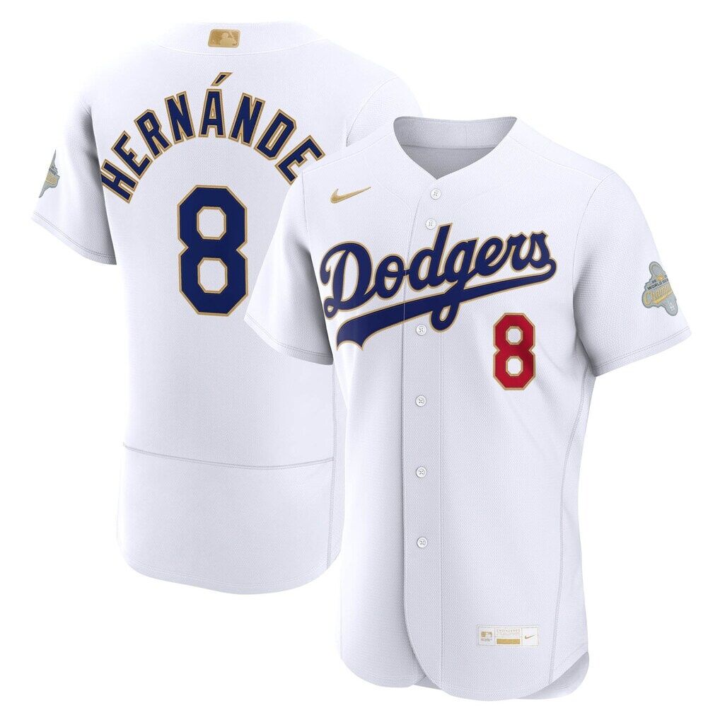 Enrique Hernández Los Angeles Dodgers Nike 2026 Gold Collection Authentic Jersey