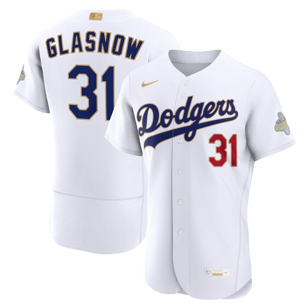 Tyler Glasnow Los Angeles Dodgers Nike 2026 Gold Collection Authentic Jersey