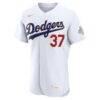 Teoscar Hernández Los Angeles Dodgers Nike 2026 Gold Collection Authentic Jersey - White - Side View
